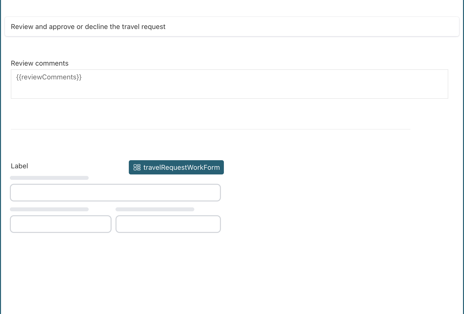 29B approval task form