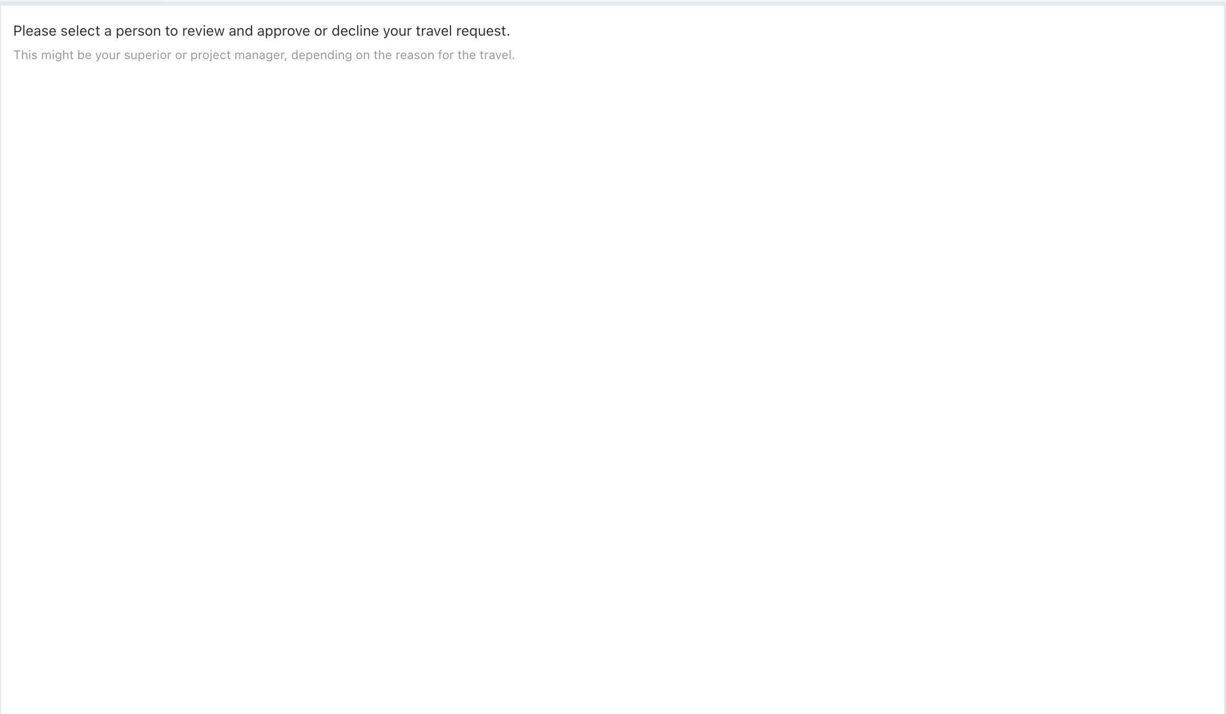 26B select approver description