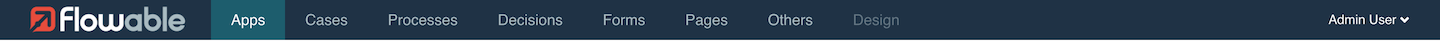 120 design bpmn menu bar