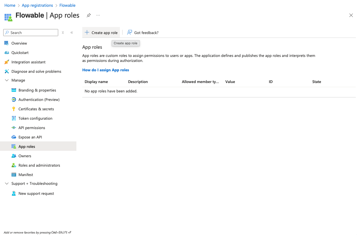 SSO Shared AppReg 14