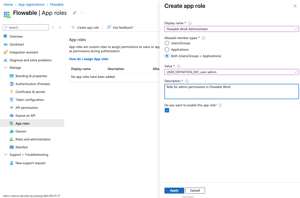 SSO Shared AppReg 15