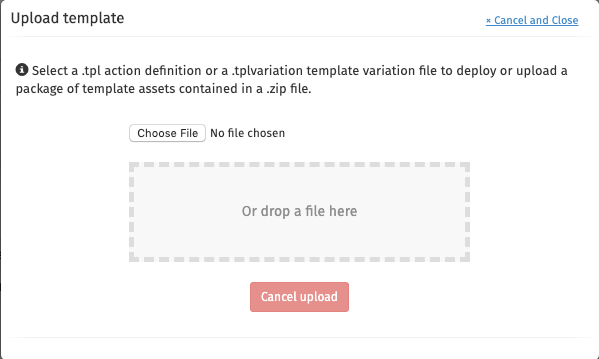 675A upload dialog