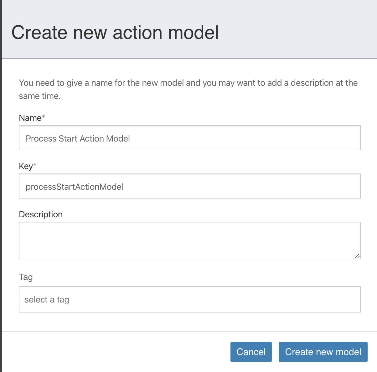 Create Action