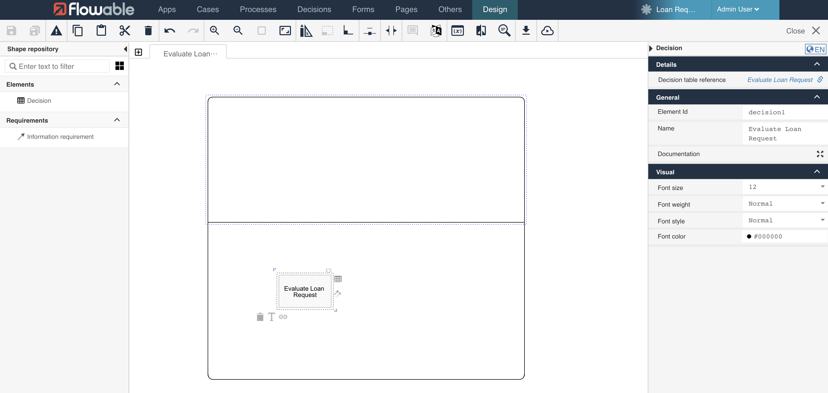 create new decision service decision