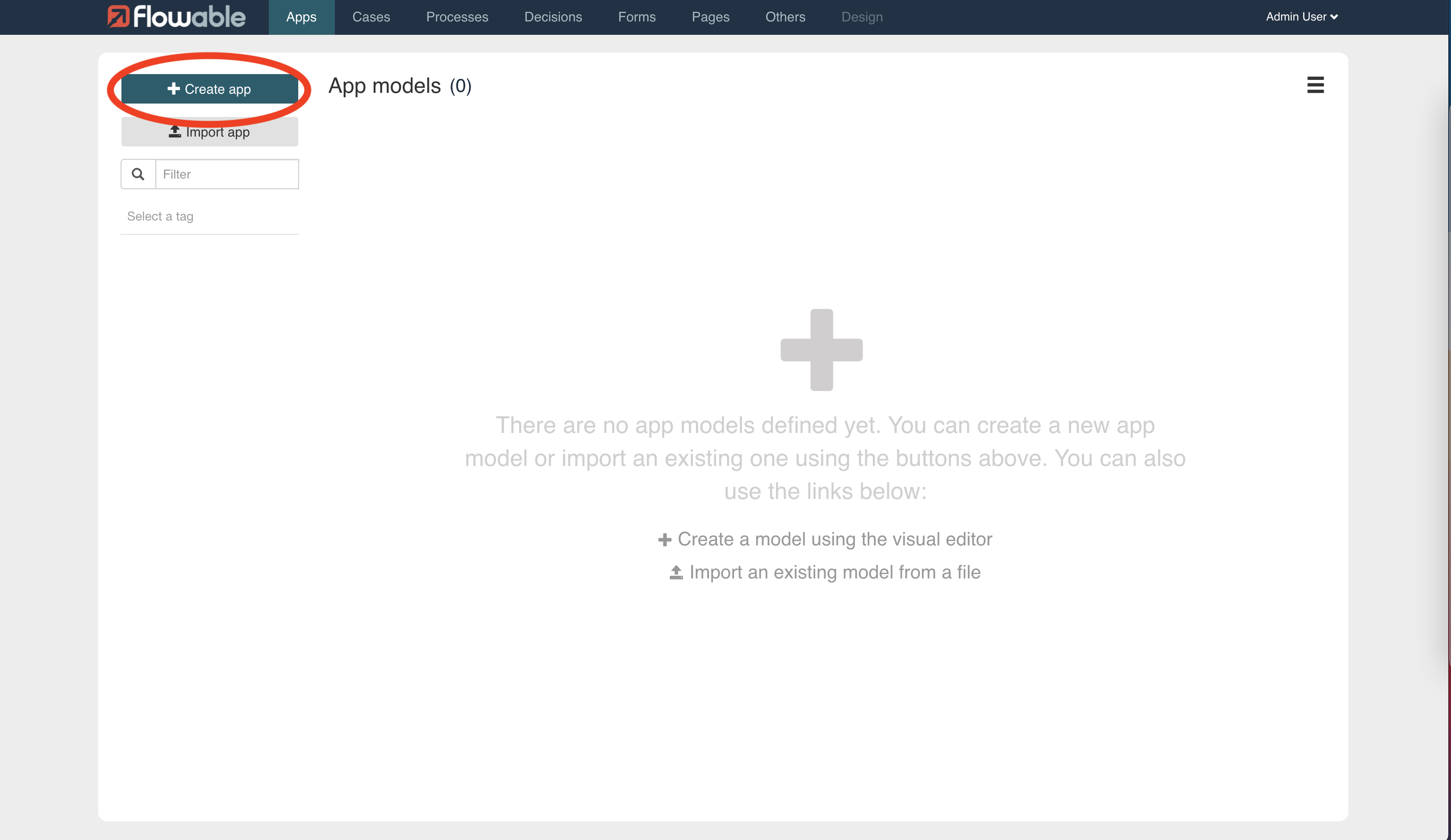 Create an app