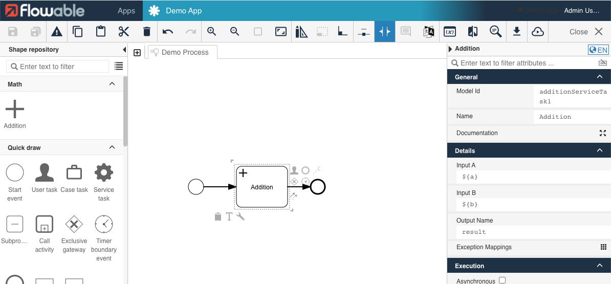 Task in Flowable Design