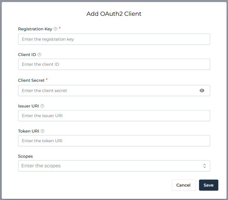 oauth2 client create